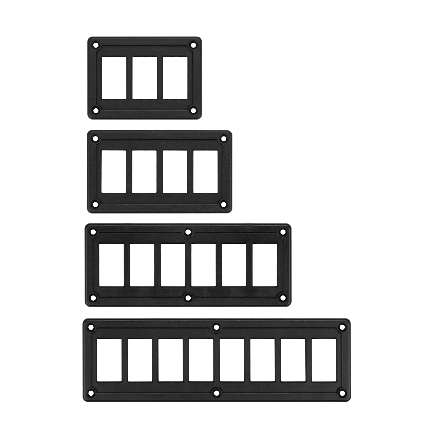 Kohree plastic empty rocker switch panel