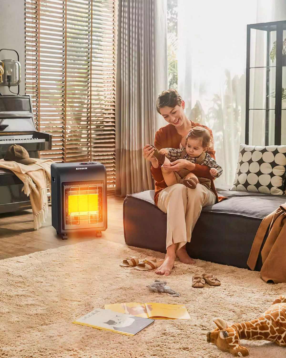 Kohree portable propane cabinet heater