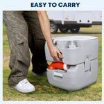 Easy to carry portable toilet porta potty
