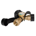 Propane tank y splitter