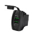 Two QC 3.0 port usb rocker switch