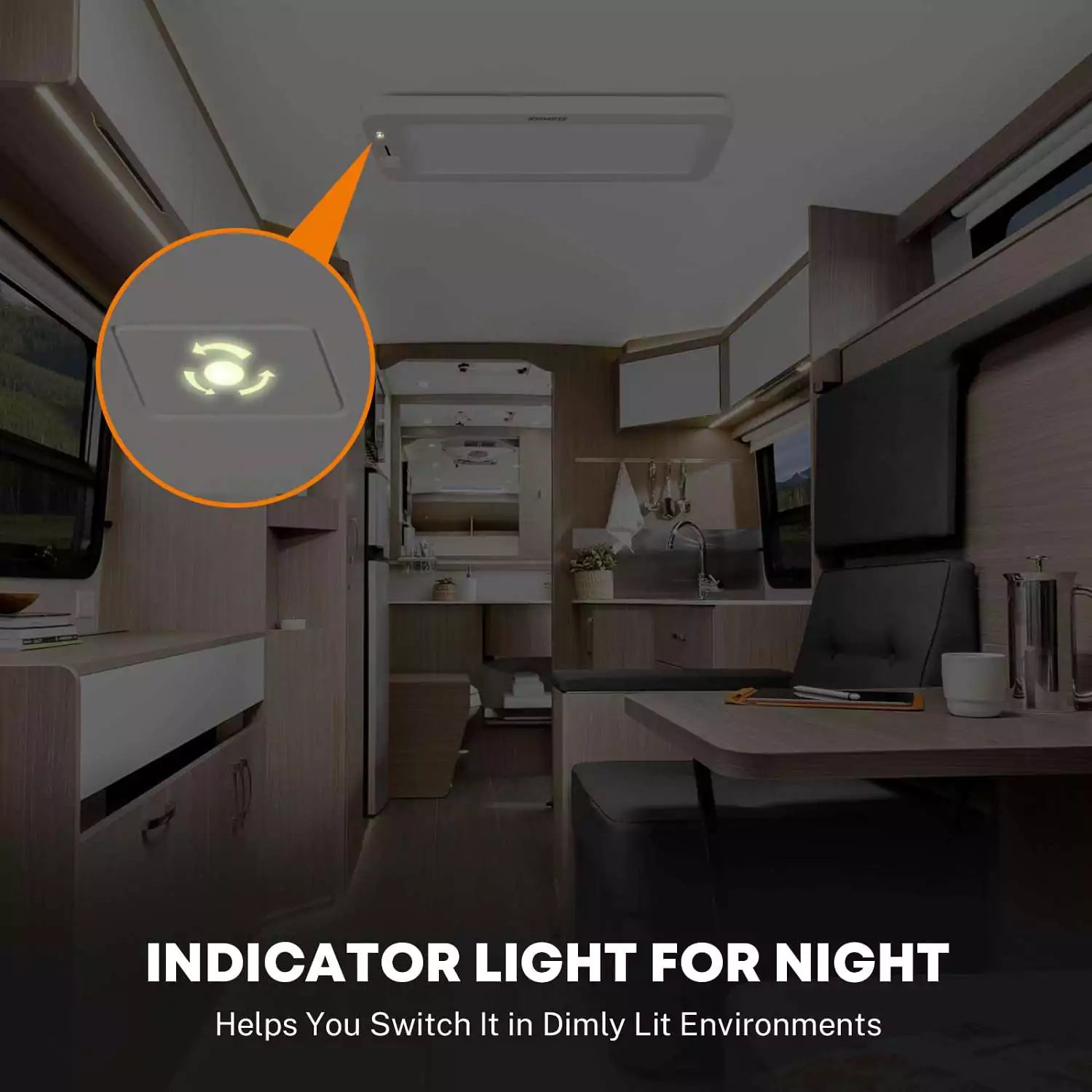 2070LX RV camper lights indicator light for night 