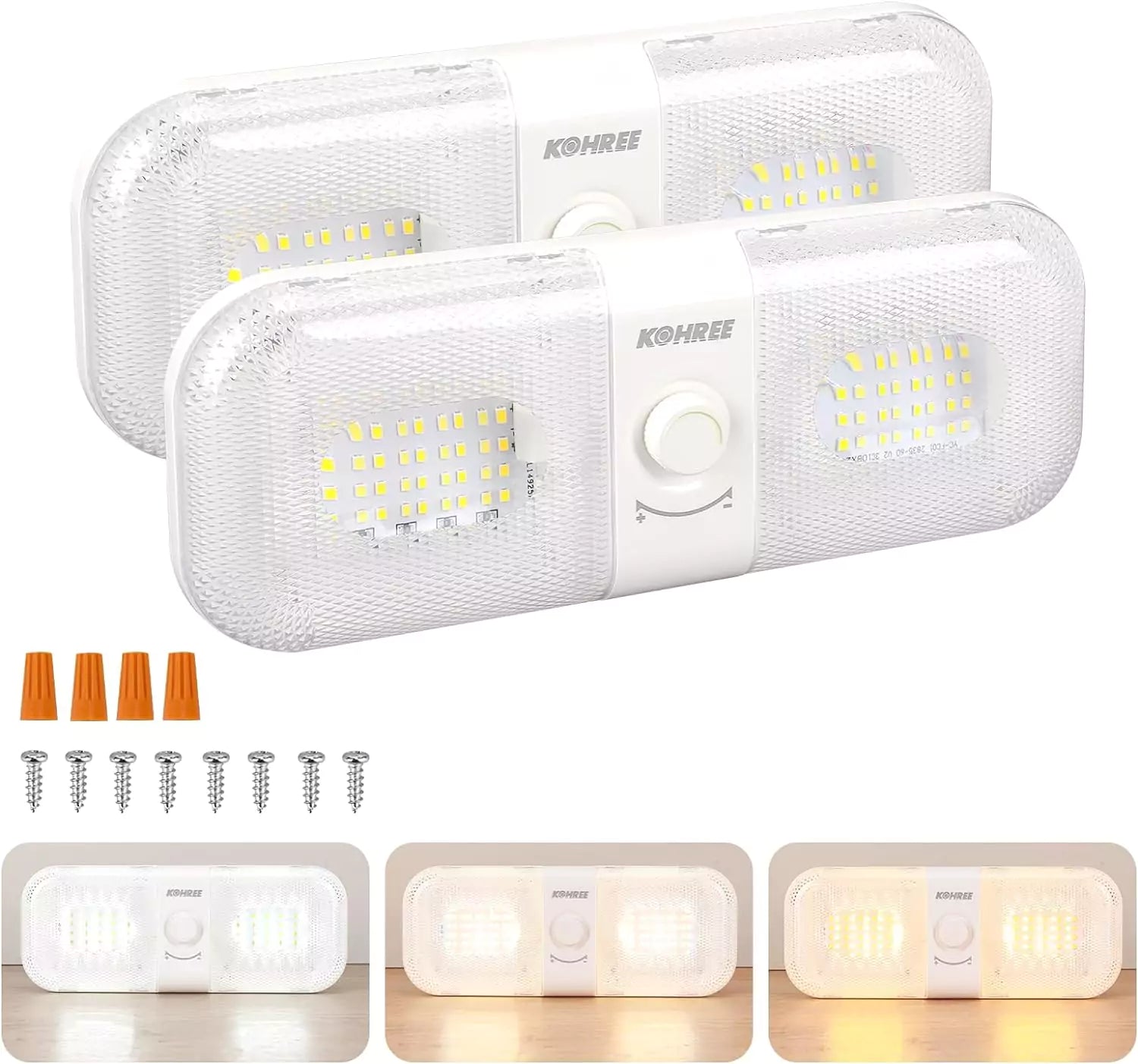 Kohree RV Interior & Exterior Lighting Fixtures | LED Camper Light