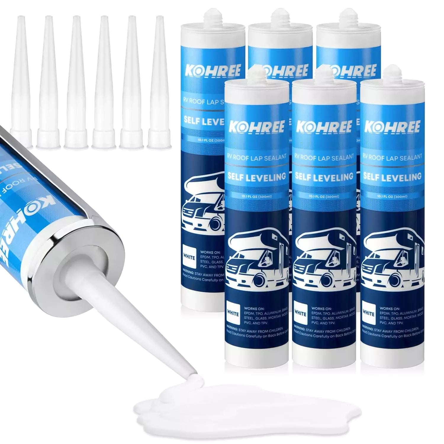 Kohree 6 pack of rv roof sealant