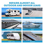 Repairs almost all outdoor and indoor leaks RV roof tape sealant