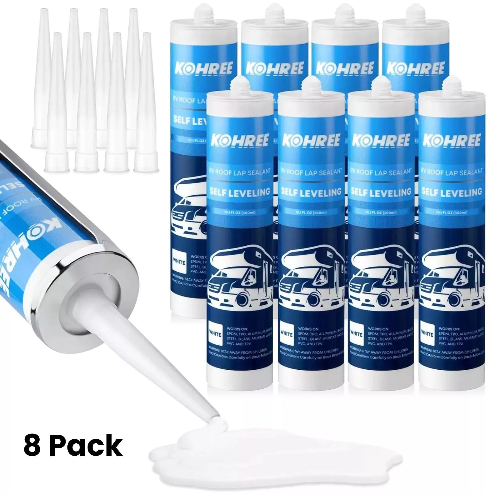 Kohree Self Leveling Sealant for Fast RV Roof & Crack Repair