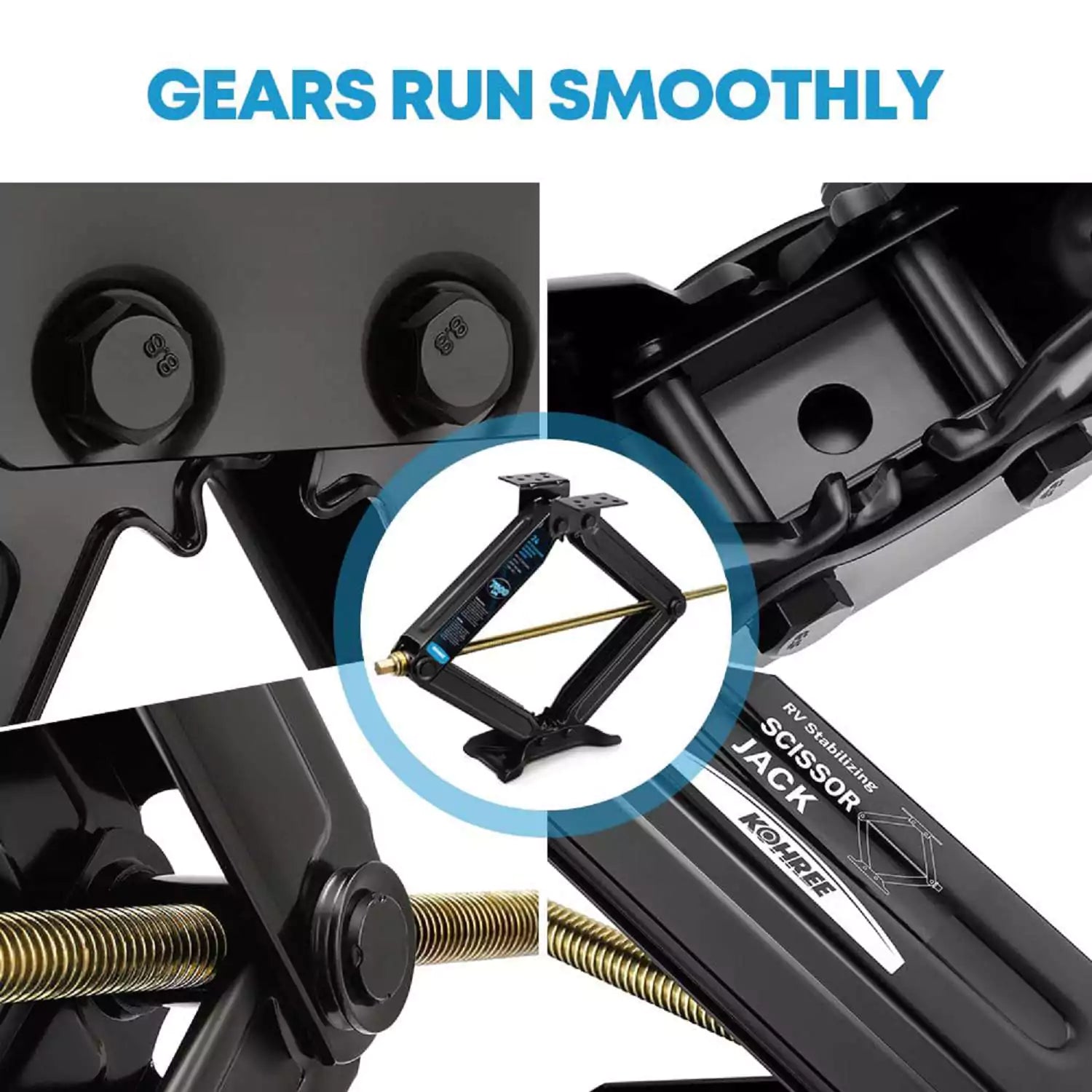 Apply smoothly RV stabilizer jack