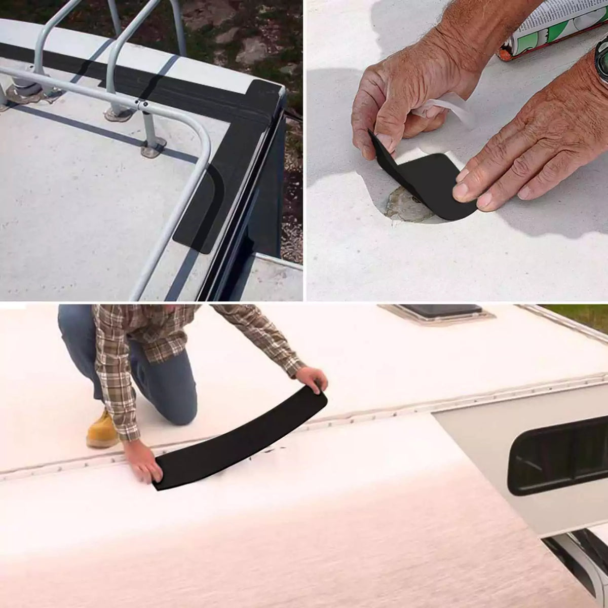 RV tape sealant black 4in 50ft