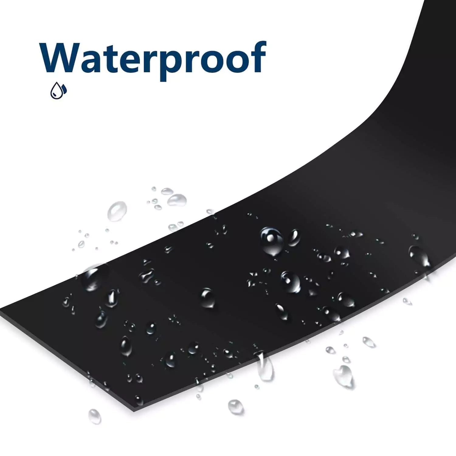 Waterproof RV window sealant tape black 2 inch 50 foot