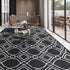 Reversible rv outdoor mats 9x12 black
