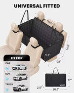 Universal fitted size of seat cover dog car