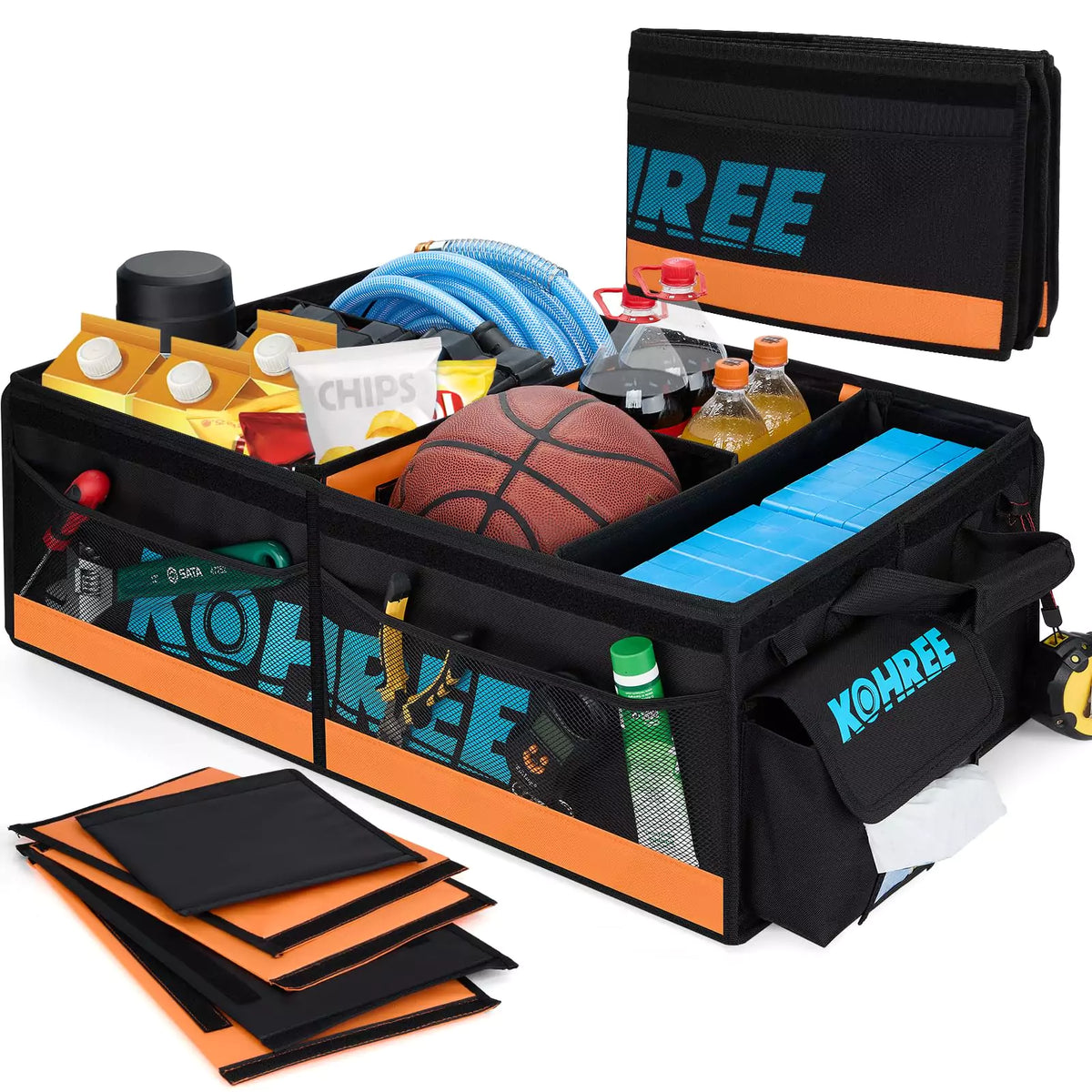 Kohree 81.4L Car Trunk Organizer | Foldable Auto Storage Organizer Kohree 81.4L Car Trunk Organizer | Foldable Auto Storage Organizer