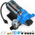Blue and black water pressure pump with accessories #4-GPM-50-PSI