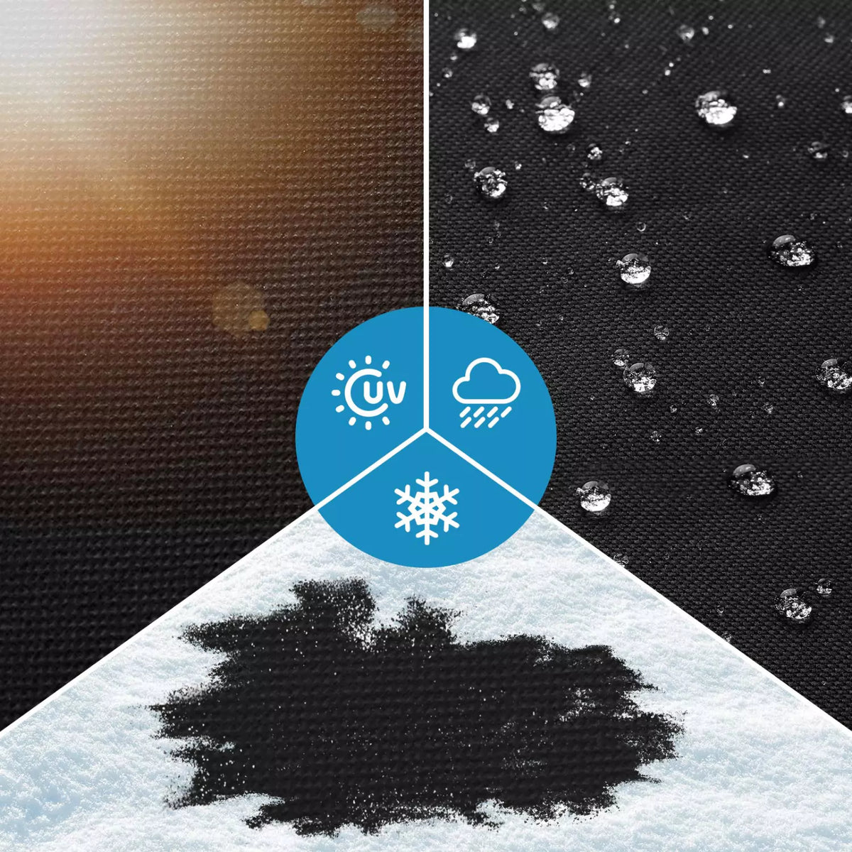 Windshield cover for snow