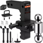 8 inch Towing hitch with 2 ball and accessories 