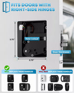 Kohree Keyless Entry Door Lock with Backlit LED Keypad for Campers