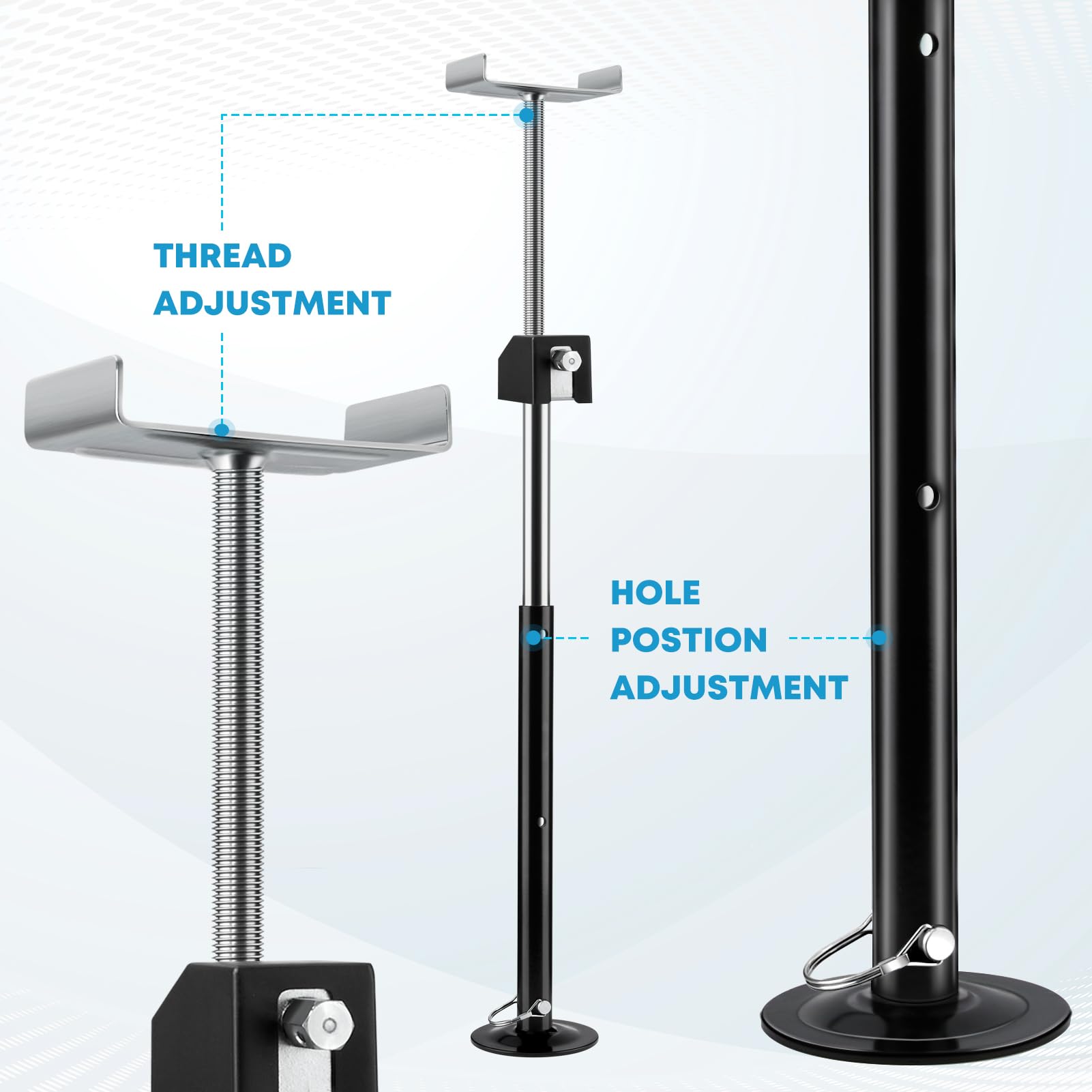 Camper slide out supports