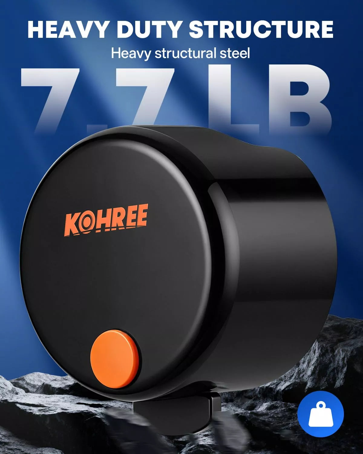 7.7 lb Kohree coupler lock with Heavy Duty Structure 