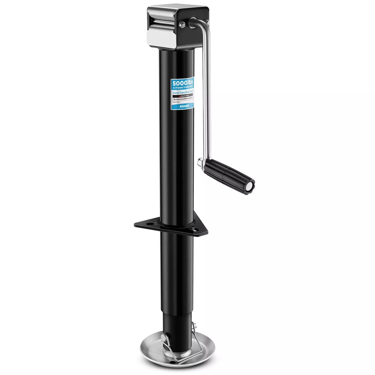 Kohree 5000 lbs A-Frame Manual Trailer Jack, Heavy Duty RV Tongue Jack for Horse and Utility Trailers.