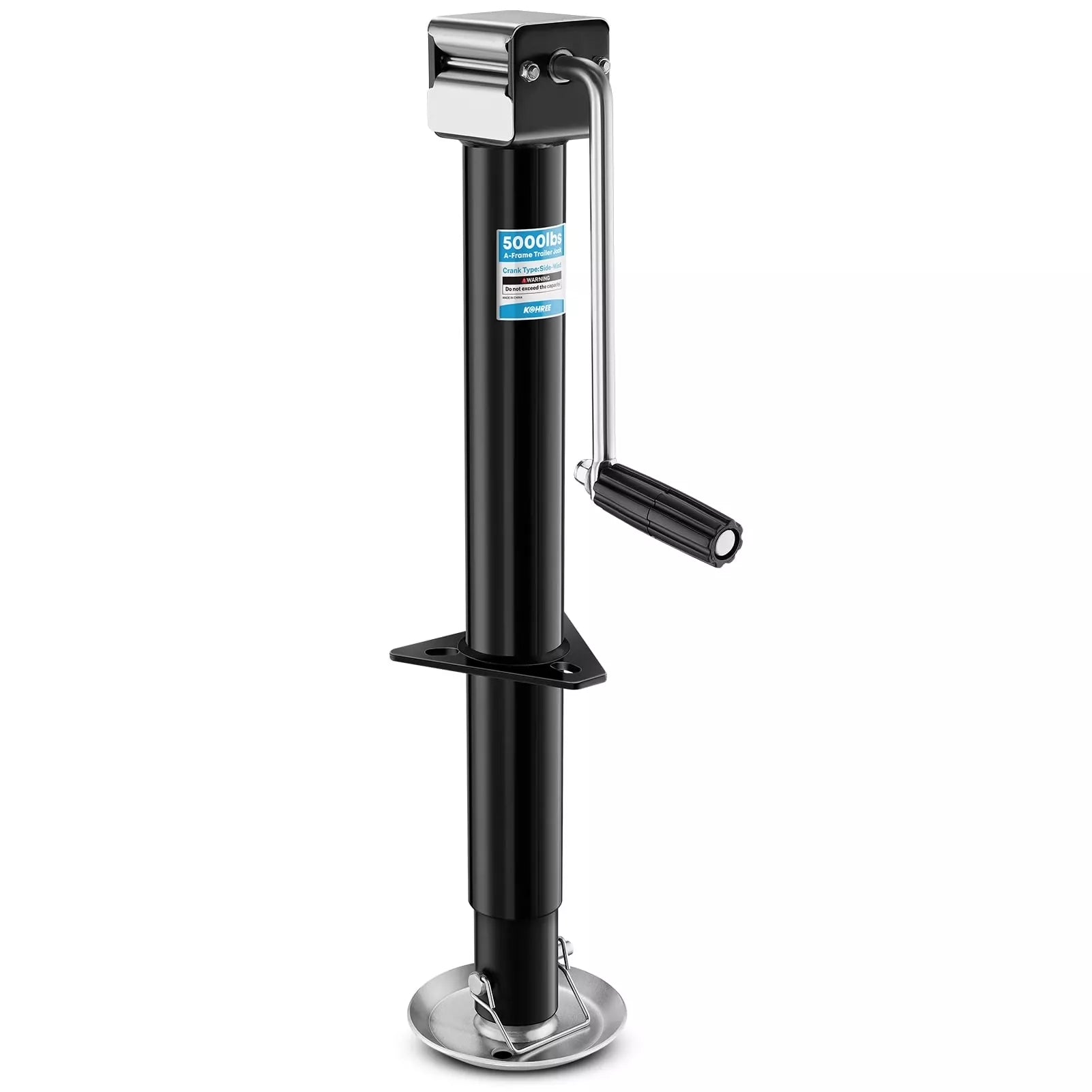 Kohree 5000 lbs A-Frame Manual Trailer Jack, Heavy Duty RV Tongue Jack for Horse and Utility Trailers.