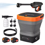 Portable pressure washer with various attachments