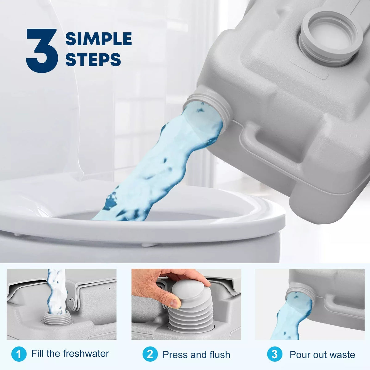Step-by-step guide on how to use a toilet cleaning system