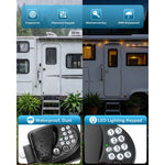 Features of rv lock with keypad 