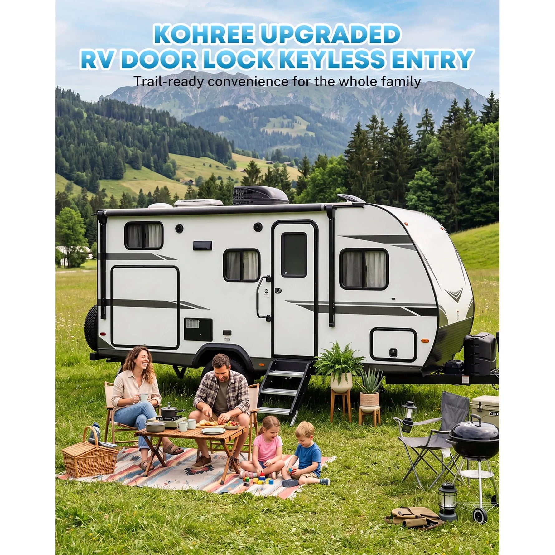 Kohree upgraded rv door lock keyless entry 