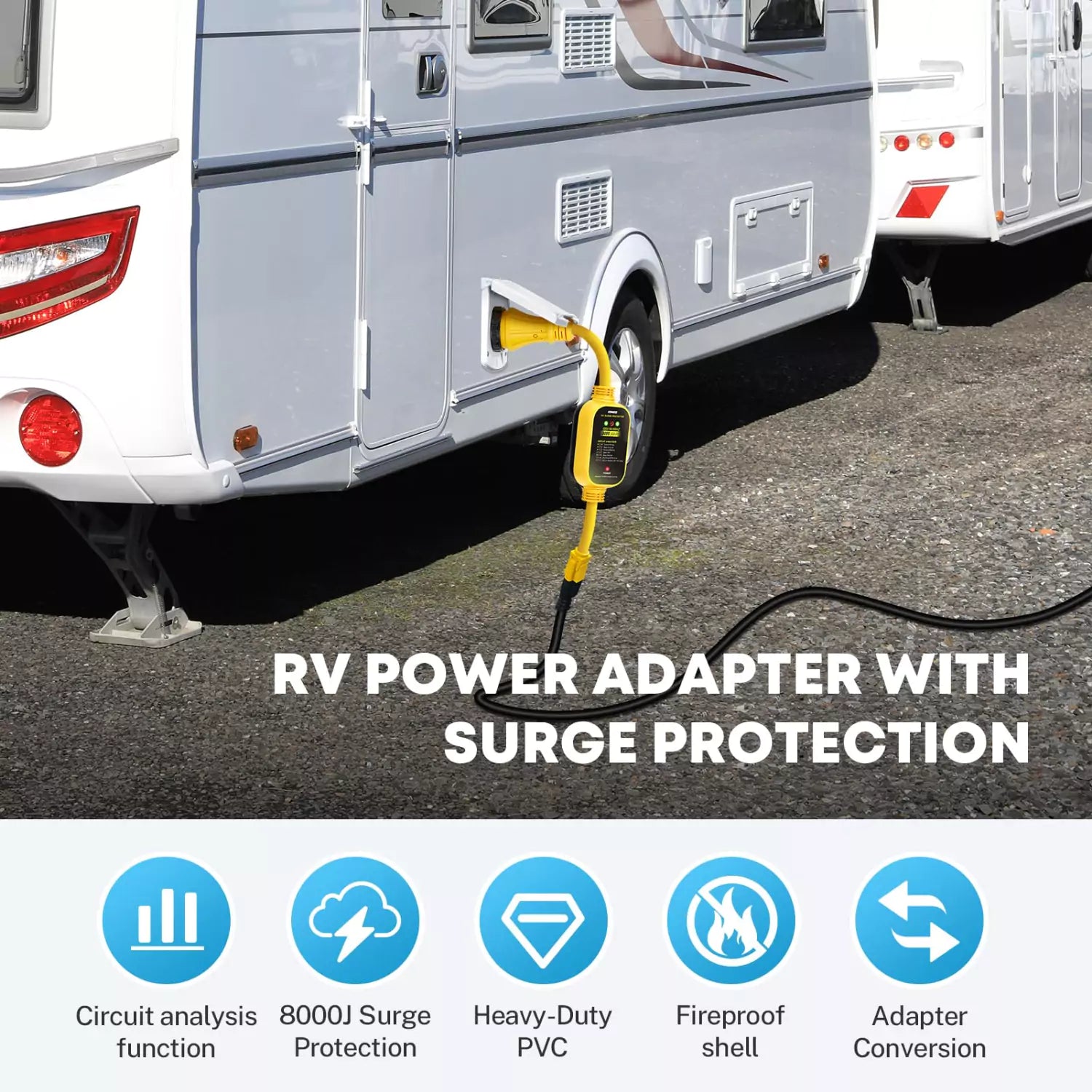 rv power surge protector 50 amp