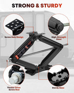 strong and sturdy rv stabilizer scissor jacks kit
