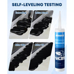 black self leveling rv sealant testing scenario
