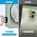 Comparison of Kohree generator inlet box with other brand on a metallic surface.