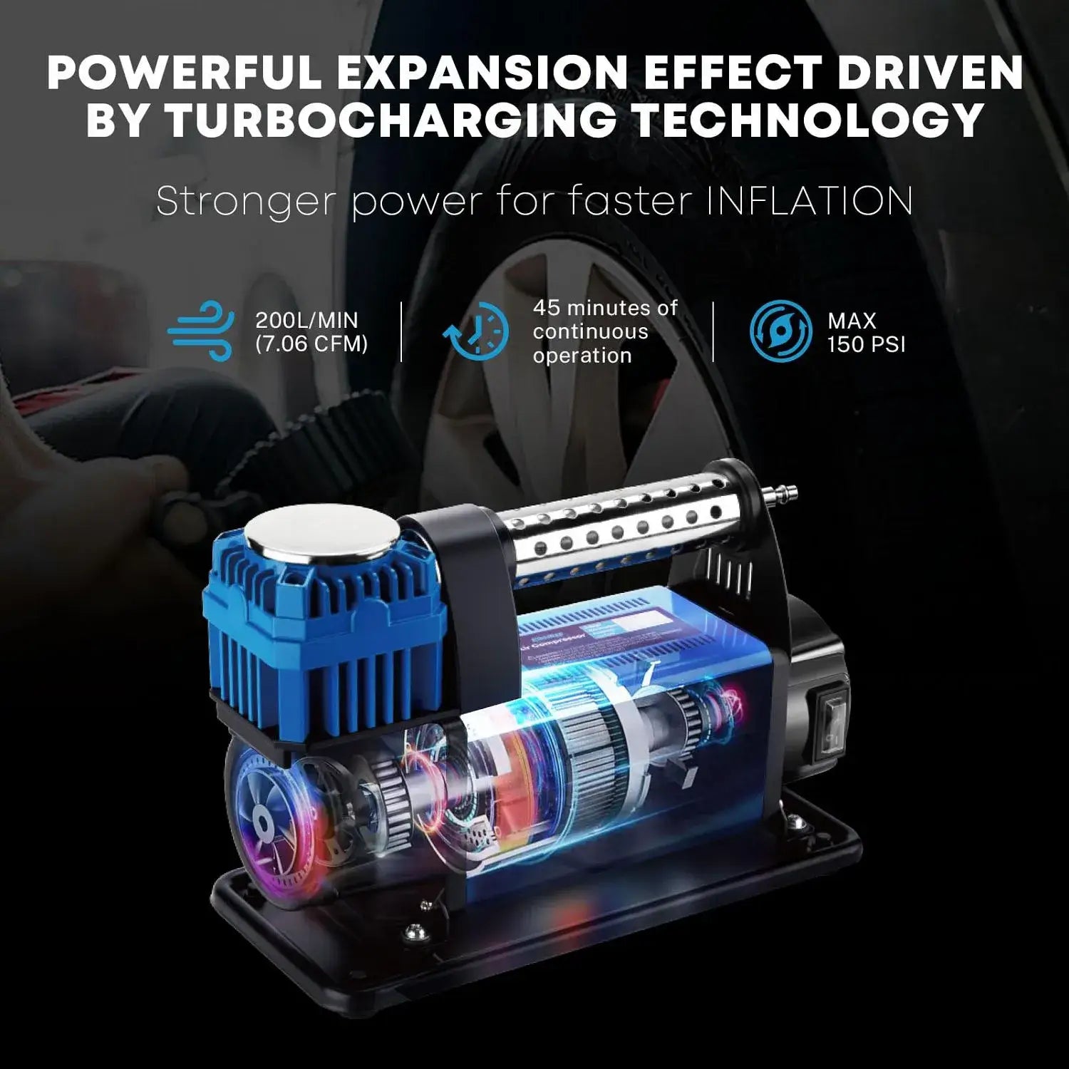 stronger power for faster inflation