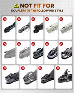 Kohree trailer coupler lock fits 1-7/8" 2" 2-5/16" ball sizes 