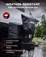 Weather-resistant outdoor trailer jack 