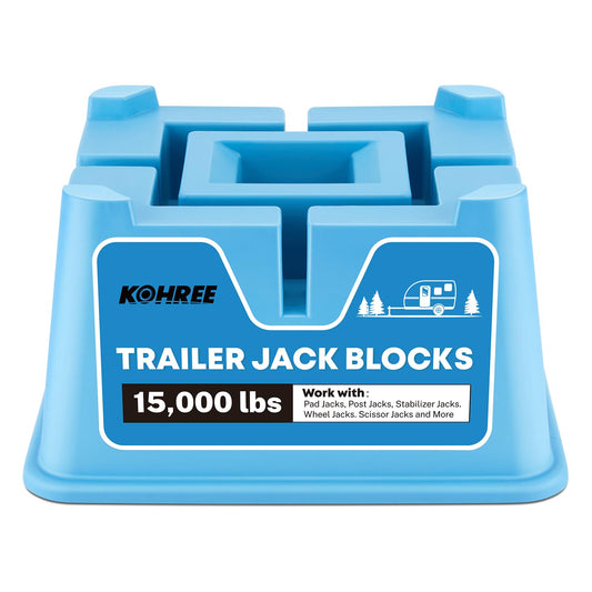 RV Leveling & Stabilization Camper Leveler, Electric Jack, Blocks