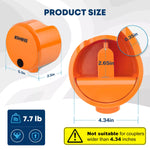 trailer tongue lock orange