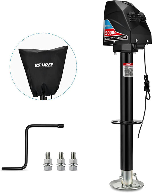 Kohree Electric Tongue Jack for Camper Powered Travel Trailer Jack