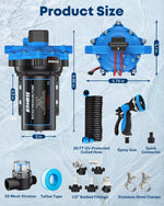 Kohree 7 gpm washdown pump kit size