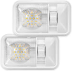 12V Led RV Ceiling Dome Light, 2 Pack