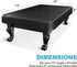 Pool Table Cover 9ft, Black