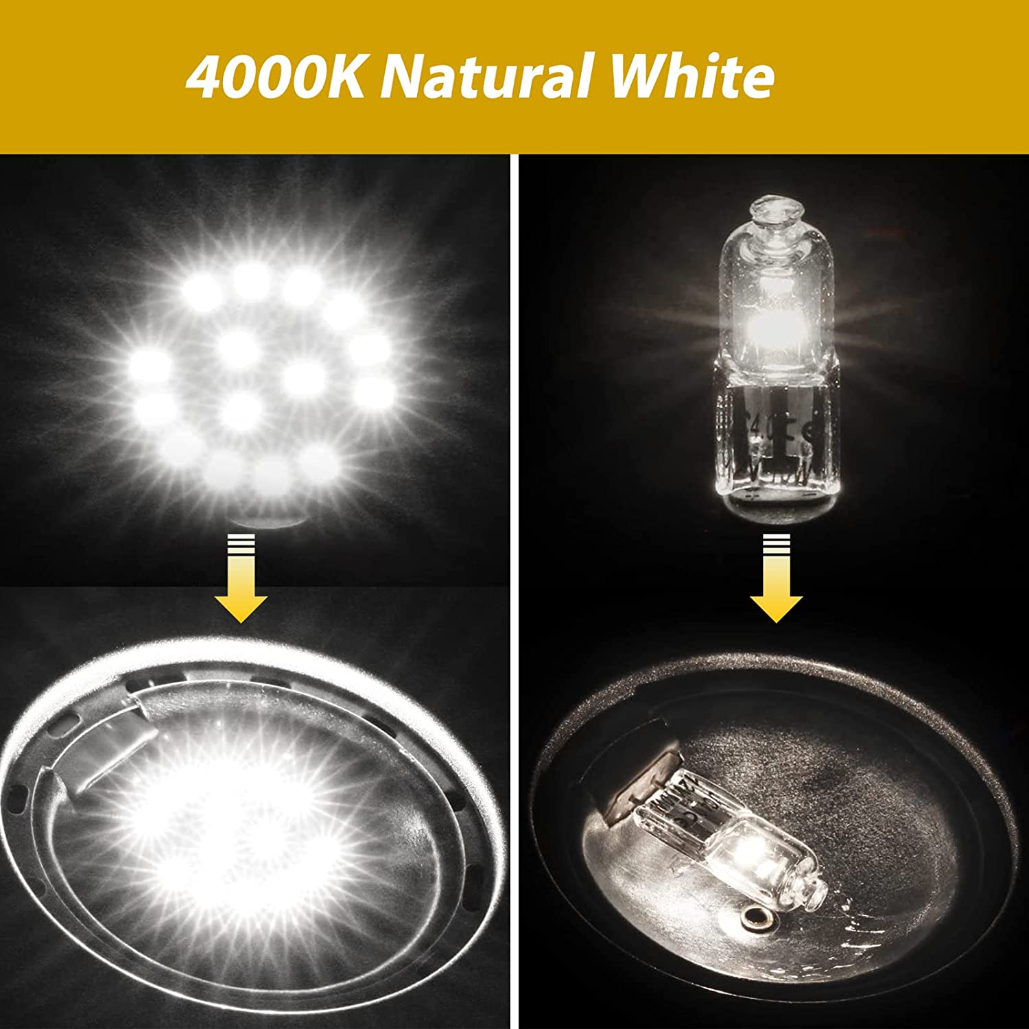 Kohree 12V G4 LED Bulb, Natural White