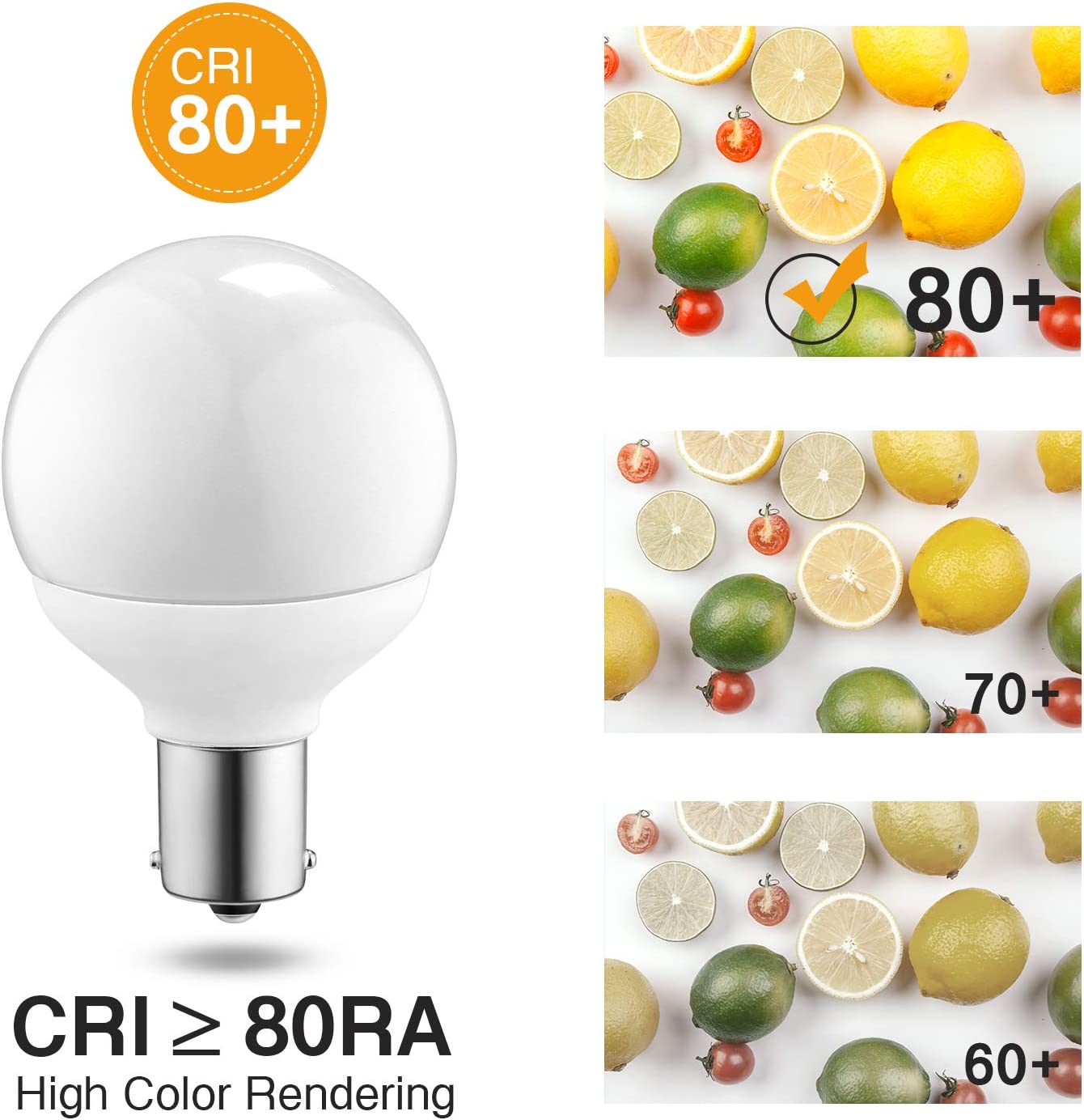 12V RV Led Light Bulbs, Warm White  BA15s LED Replacement Bulbs – Kohree
