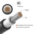 Solar Panel Extension Cable 20 ft