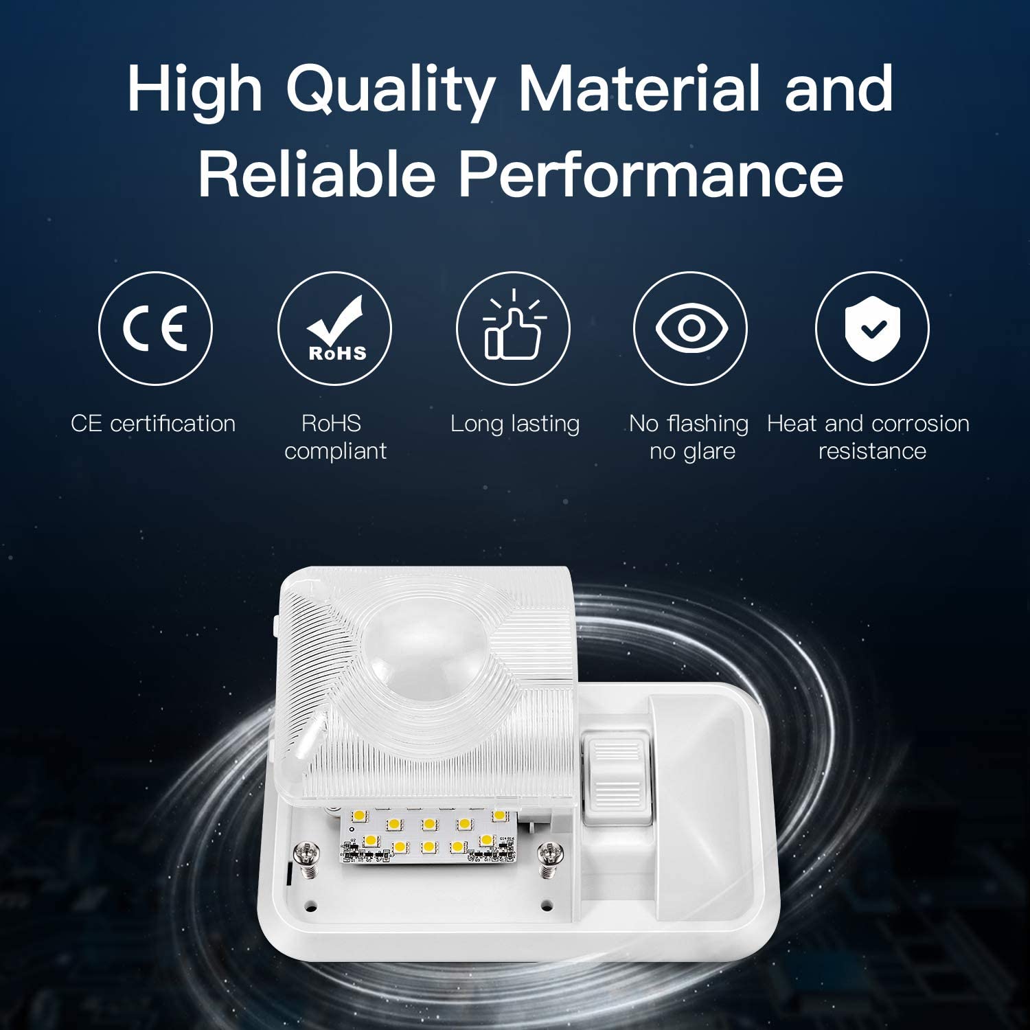 12V Led RV Ceiling Dome Light, 5 Pack