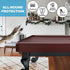 Pool Table Cover 9ft, Brown