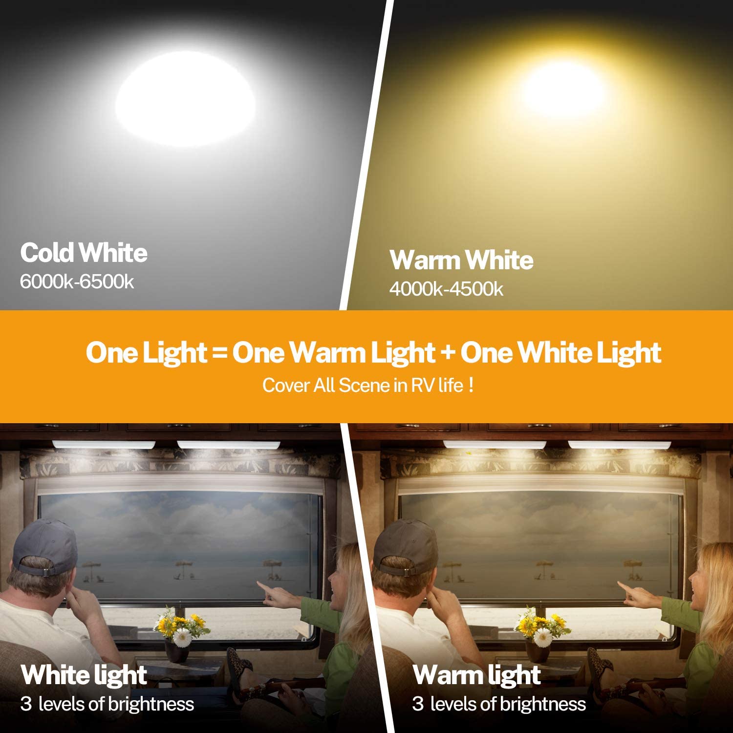 12V Dimmable LED RV Light