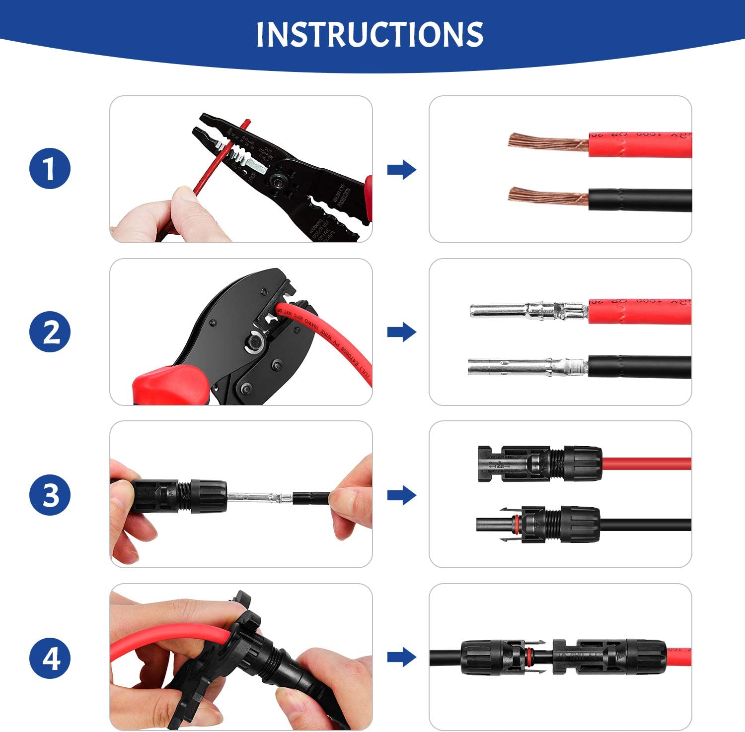 Solar Crimping Tool Kit