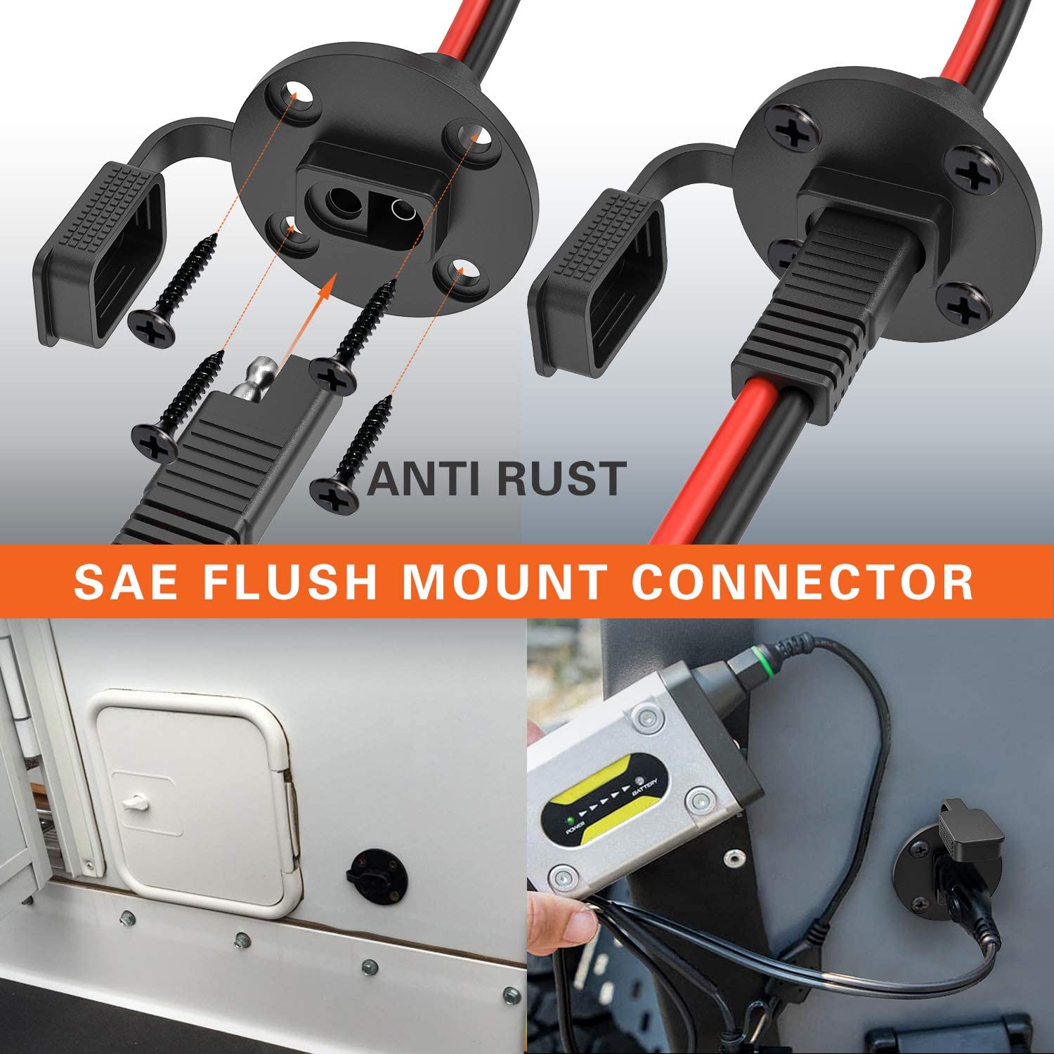 Flush Mount SAE Connector