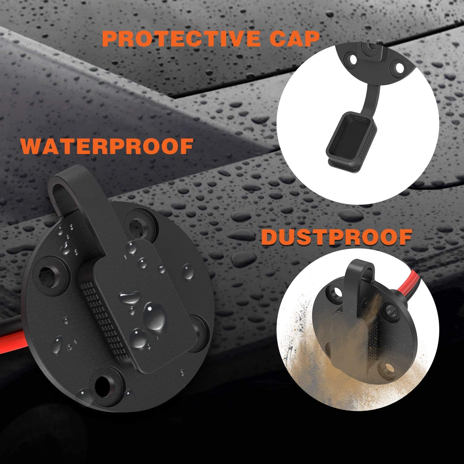 SAE connector waterproof